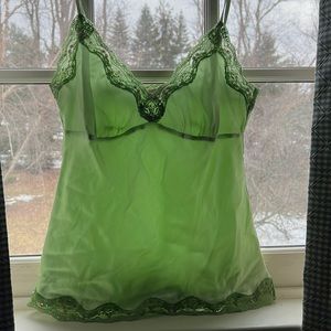 Gold hawk silk cami